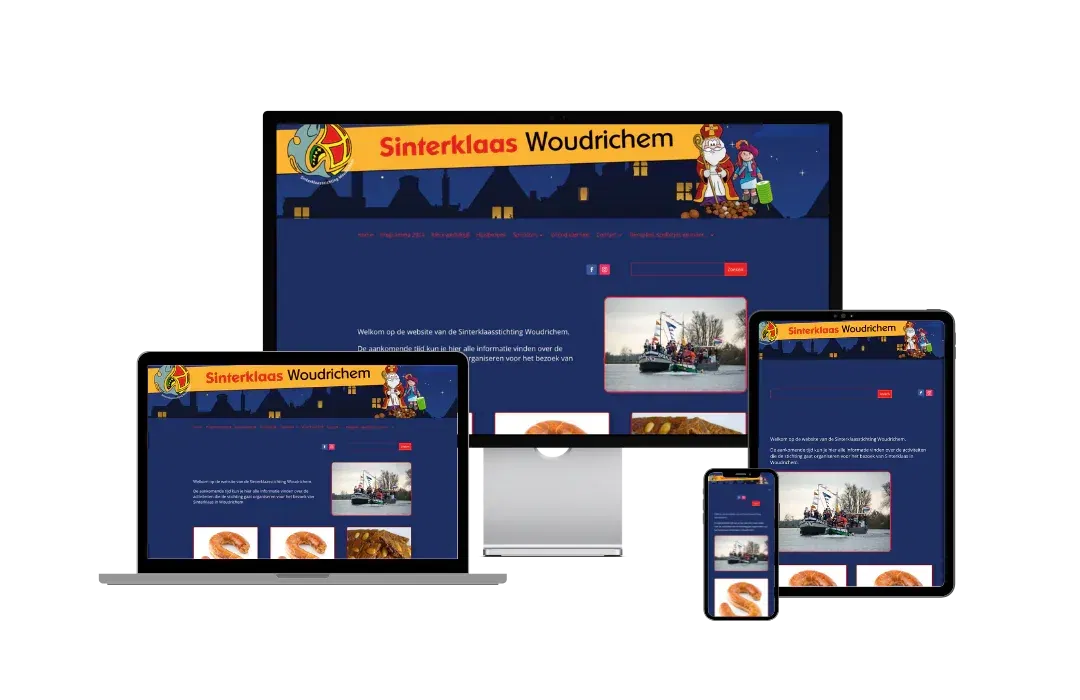 Website voor Sinterklaasstichting Woudrichem