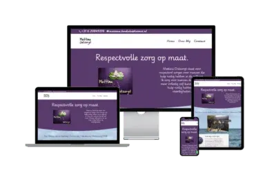 Een Nieuwe Mini Website voor Mettina Ontzorgt
