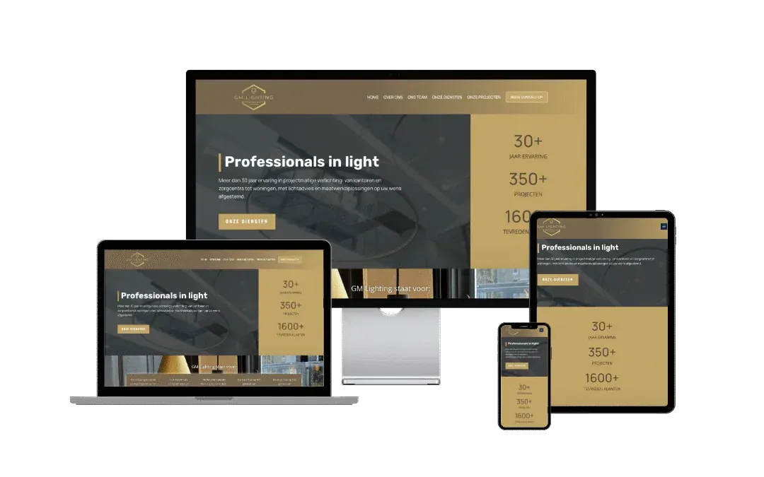 Een samenwerking die straalt: nieuwe website en drukwerk voor GM Lighting