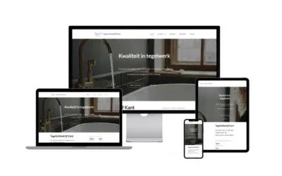 Een nieuwe website voor Tegelzetbedrijf Kant